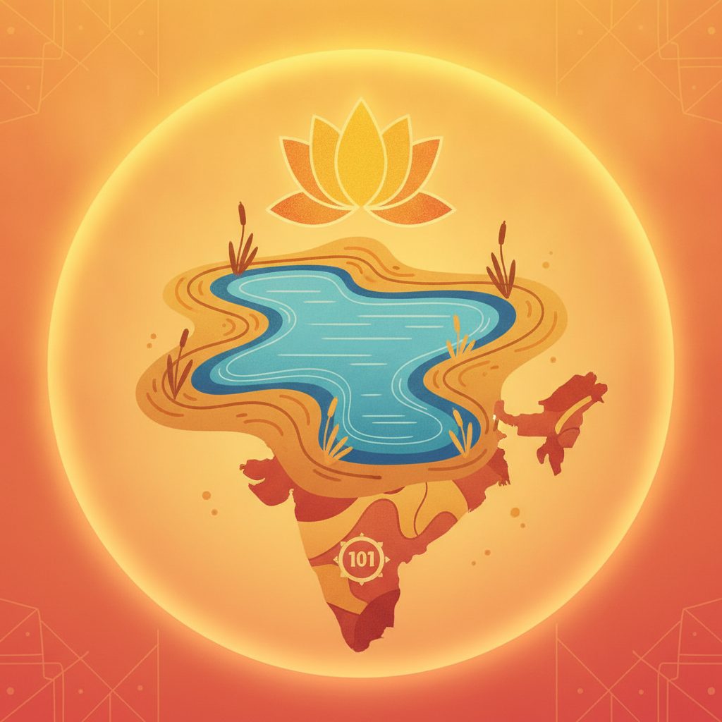 ಗ್ಲಾವ್ ಸರೋವರವು ಭಾರತದ 101ನೇ ರಾಮ್ಸರ್ ತಾಣವಾಗಿ ಸೇರ್ಪಡೆ